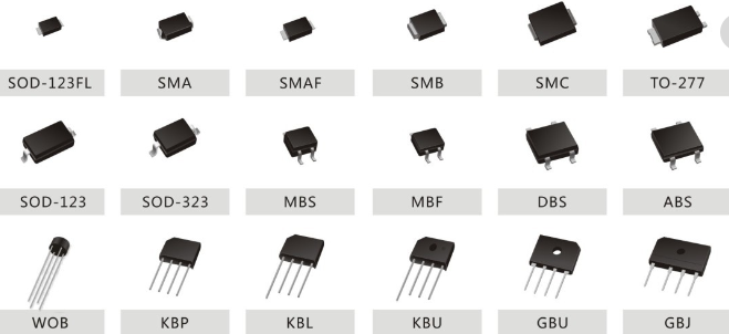 整流二極管,穩壓二極管,開關二極管