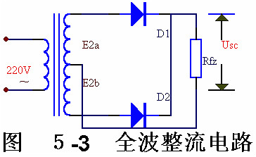 電子電路圖，整流二極管的作用,整流電路