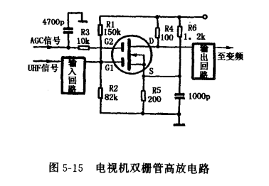 雙柵MOS場效應管