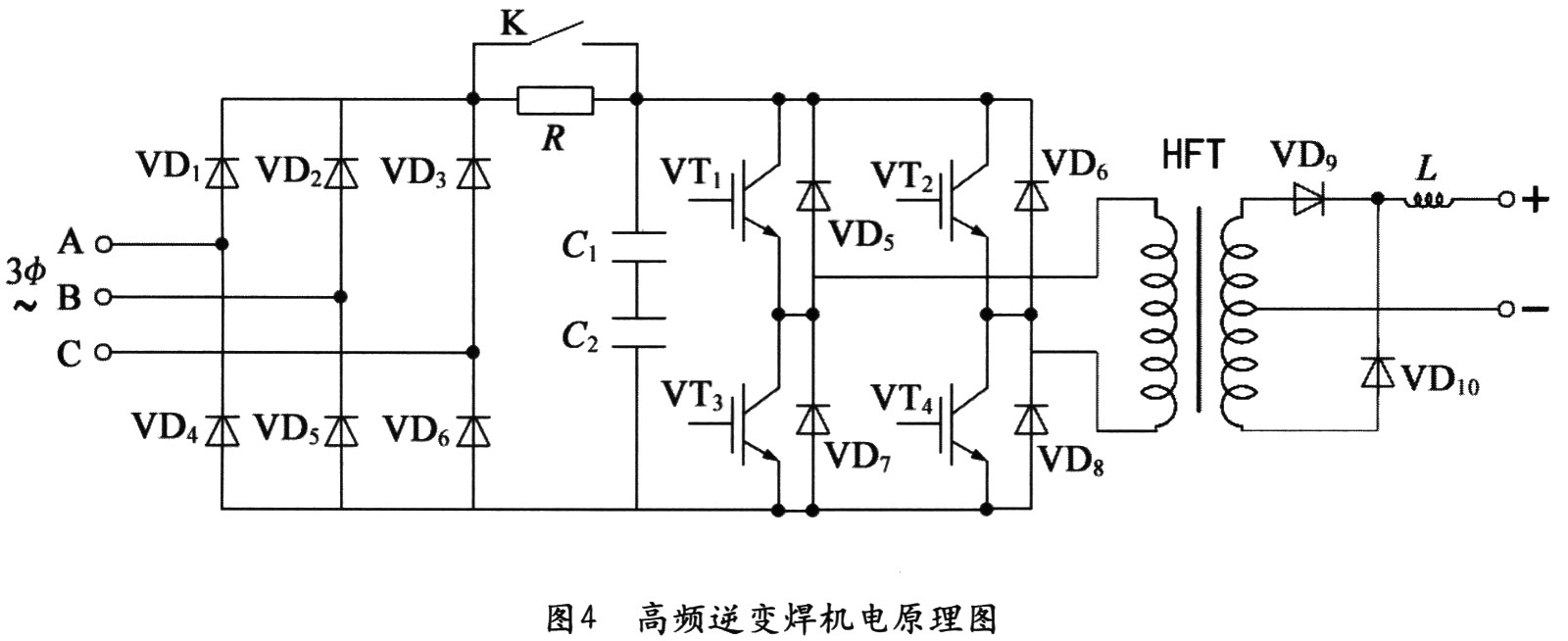 三相超快恢復二極管整流橋開關模塊