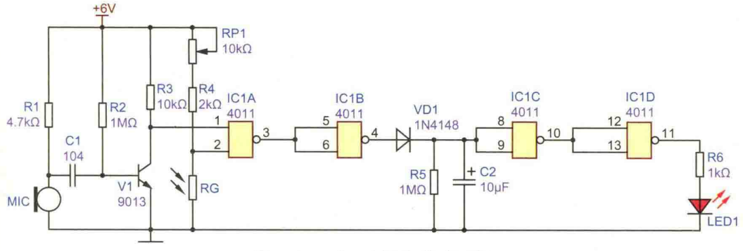 延時(shí)燈電路