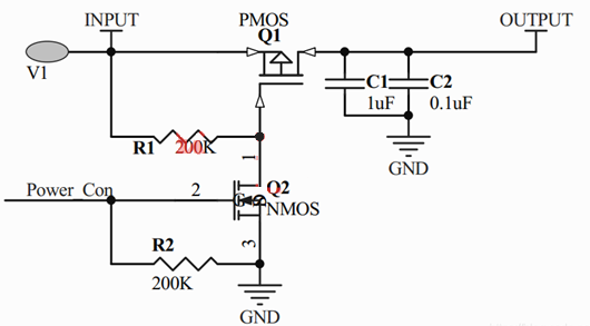 PMOS 電源開關(guān)