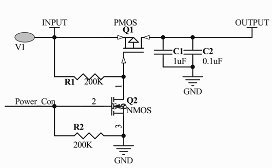 PMOS 電源 開關(guān)