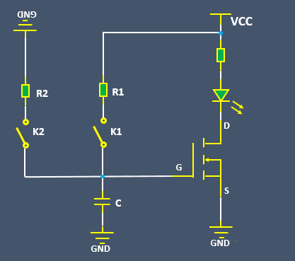 mos管 led 調光電路