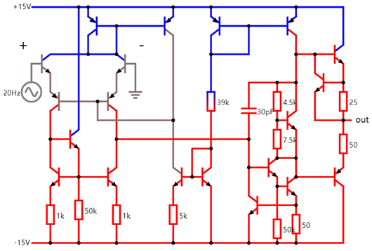 運算放大器 電路圖 結(jié)構(gòu)原理