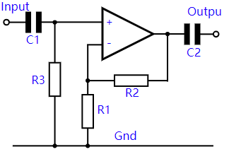 運算和同相放大器電路