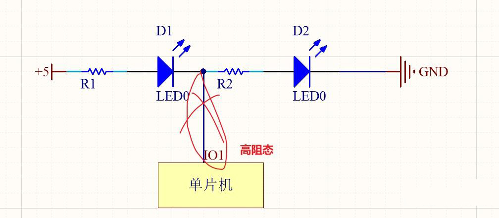 MCU控制燈